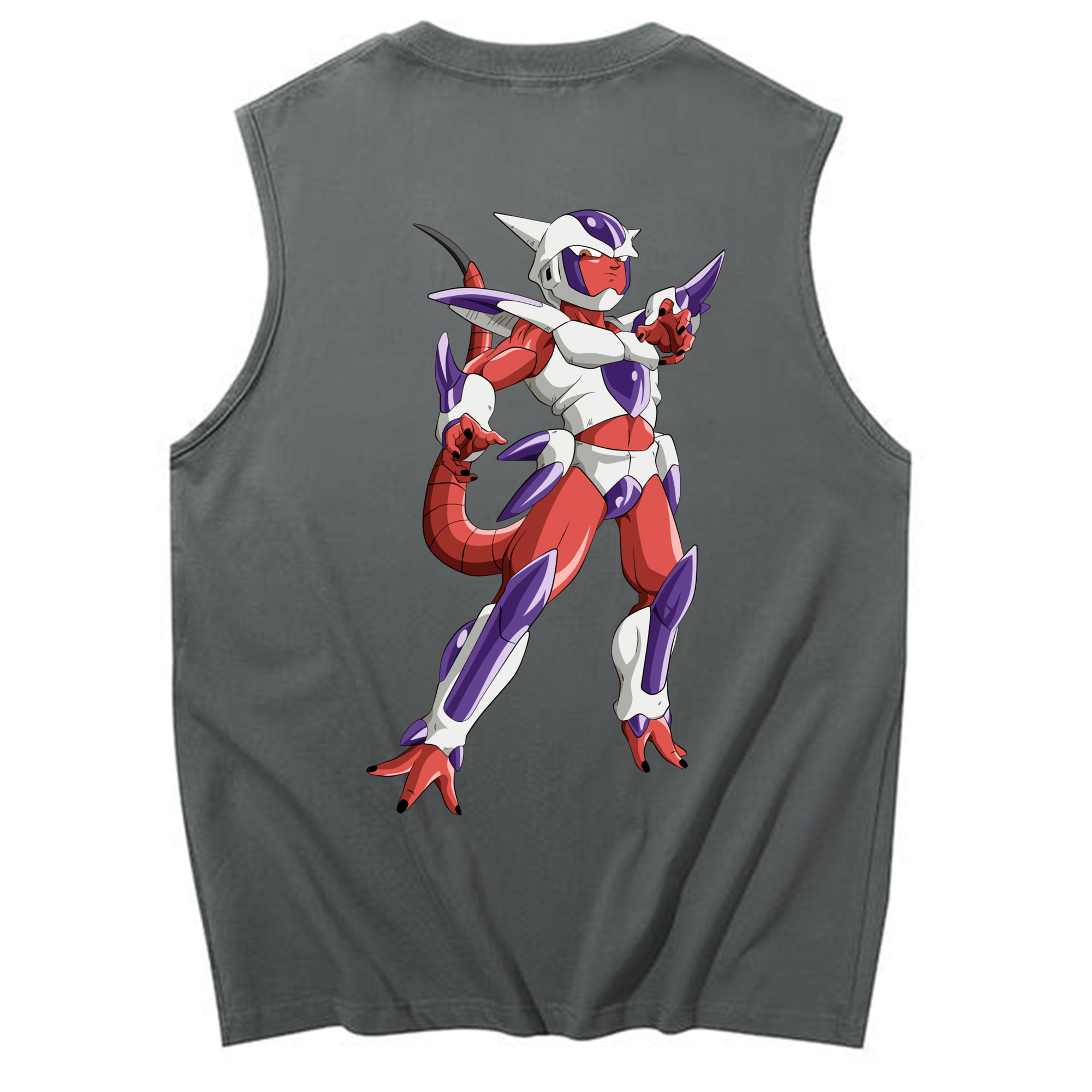 （画像用） ドラゴンボール フリーザ DRAGON BALL Frieza コットン100％タンクトップ（背面プリント）